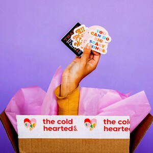 Surprise Sticker 6 Pack, Dishwasher Safe, Waterproof Stickers