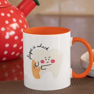 Plaque is Whack Funny Dentist Mug, Dentist Gift, Gift for RDH, Dental School, Future Dentist Gift, RDH CDA Boa Dmd, Dental Student, Dentist