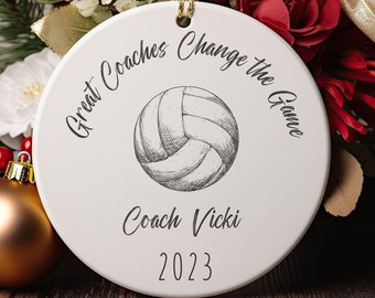 Personalisierte volleyball-Trainer-Verzierung, volleyball-Trainer-Geschenk, volleyball-Trainer, Volleyball-Geschenke, volleyball-Verzierung, kundenspezifischer Volleyball