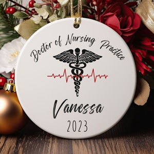 Personalized Doctor of Nursing Practice Ornament, DNP Gifts, DNP Graduation Gift, DNP Nurse Gift, Doctor of Nursing Practice, Nurse Gift