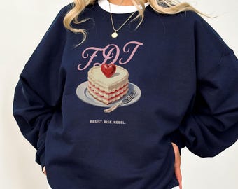 FDT Resist Rise Rebel Sweatshirt, anti maga shirt, Subtle Anti Trump shirt, anti trump gift, Liberal shirt, democrat shirt, feminist shirt