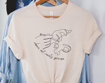 Where Art Meets Science Aesthetics Botox T-Shirt, Medical Spa Gift for Nurse Injectors, Plastic Surgery, Aesthetic Injector, Botox Nursing