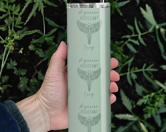 Gepersonaliseerde arts-assistent-beker, aangepaste beker, PA-reismok, PA-geschenken, geschenken arts-assistent, afstuderen, medische geschenken