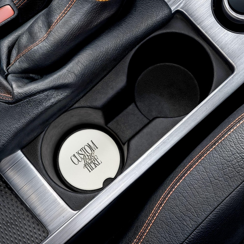 Customizable Soap Stone Car Coaster | Corporate Gifts | Client Gifts | Business Owner Gift | Corporate Gifts For Clients | Promotional Items image 1