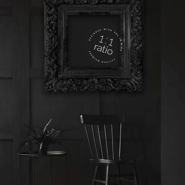 Ornate Black Frame - Etsy