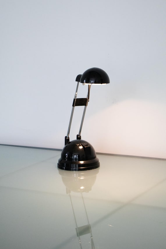 Vintage IKEA Espressivo Lamp – Black Postmodern Y2K Table Light - Etsy