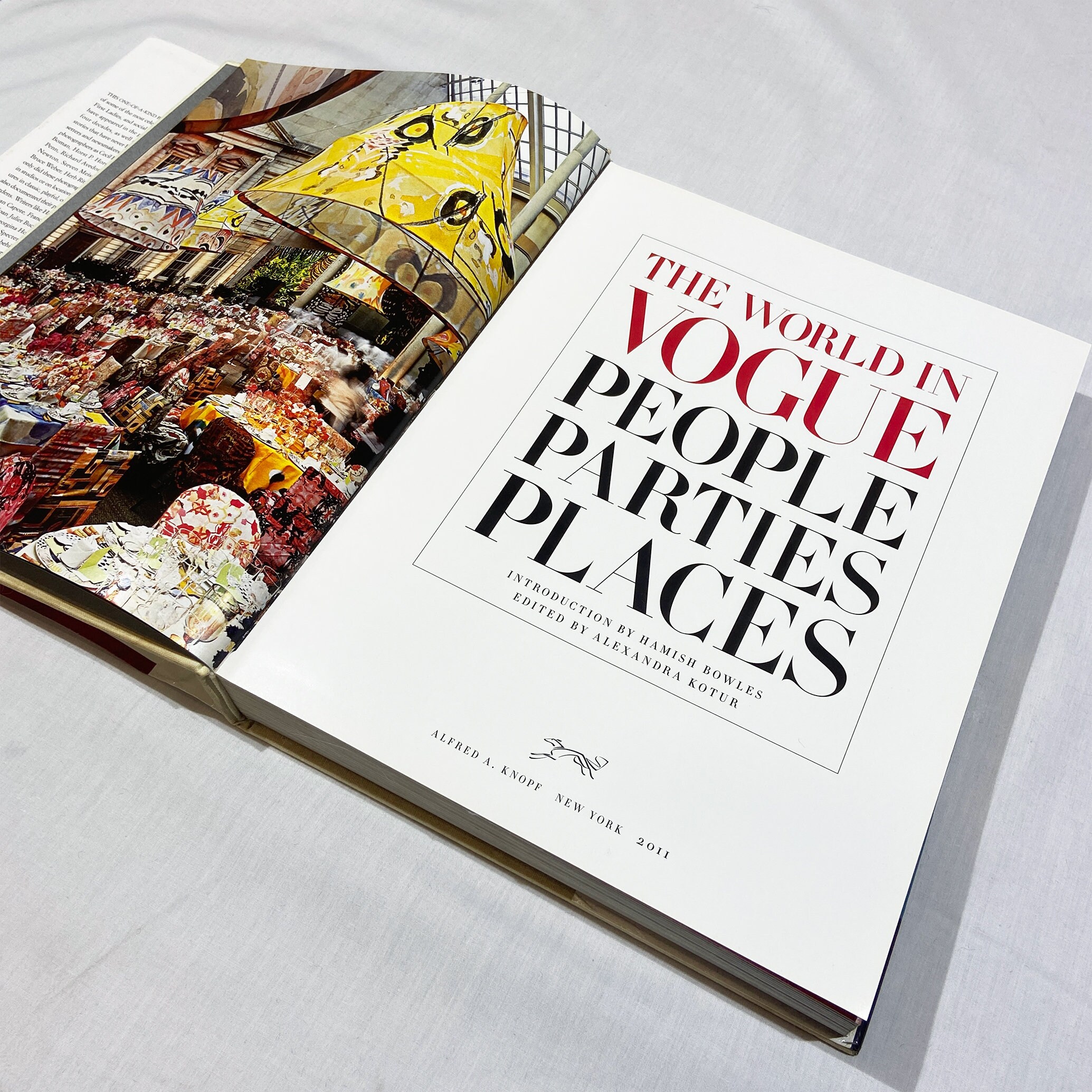 洋書 THE WORLD IN VOGUE PEOPLE PARTIES PLACES THE WORLD IN VOGUE - People, Parties, Places by Alexandra