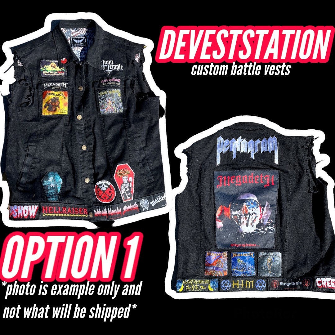 1 CUSTOM BATTLE VEST option 1 Made to 