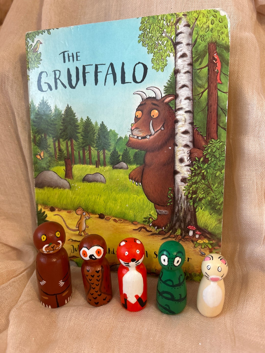 The Gruffalo Peg Dolls Etsy
