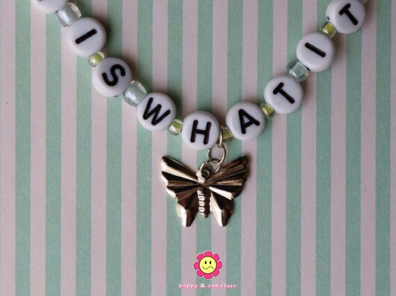 It is What It is Butterfly Necklace Choker Harry Styles Louis