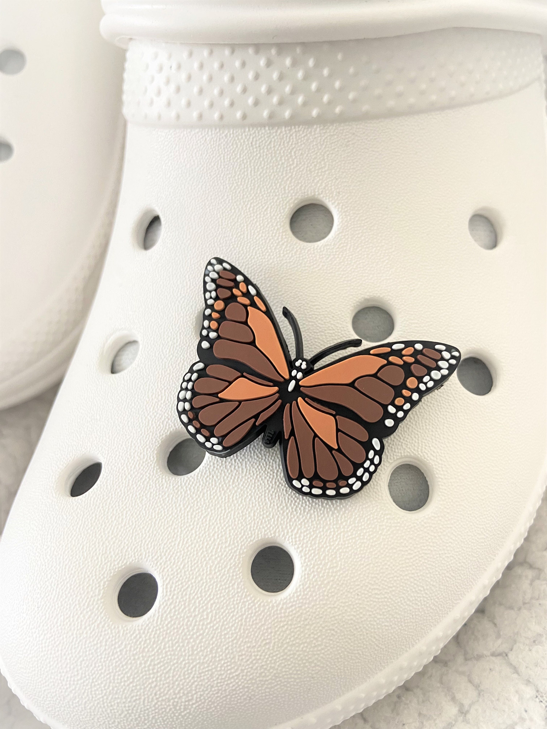 Butterfly Series Shoes Charms For Clogs Sandals Decoration, Shoes