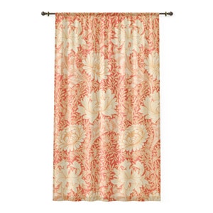 Chrysanthemum William Morris Design Window Curtain - 50&#39;&#39; x 84&#39;&#39;