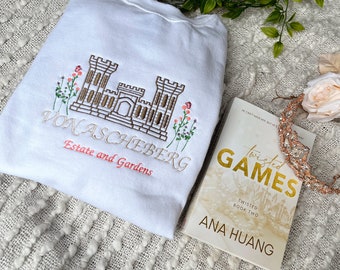 Vonaschesberg Estate/Twisted Games Sweatshirt / Twisted Series Merch / LICENSED Ana Huang Merch / Booktok Sweatshirt Embroidered Sweatshirt