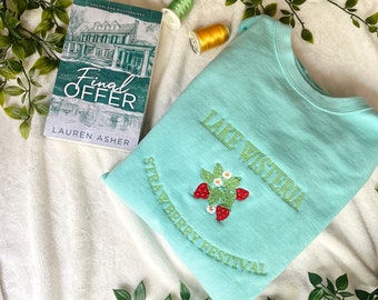 Final Offer Merch / Dreamland Billionaires Merch/ LICENSED Lauren Asher Merch / bookish sweatshirt / embroidered book sweatshirt