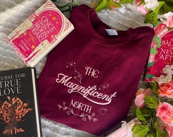 Magnificent North Crewneck / Once Upon A Broken Heart Merch / OUABH Sweatshirt /Stephanie Garber Merch