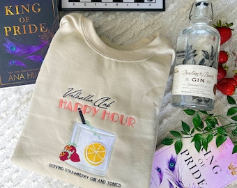 ANA HUANG™ King of Pride Valhalla Club Sweatshirt / Kings of Sin Series Merch / LICENSED Ana Huang Merch / Booktok / Embroidered Book
