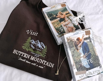 Sutten Mountain Merch / Kat Singleton Merch / Booktok Sweatshirt / Rewrite Our Story /bookish embroidered sweatshirt