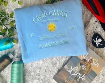 Camp Cando Sweatshirt / Out on a Limb Merch / Hannah Bonam-Young Merch / Out on a Limb embroidered sweatshirt / Book Merch / Bookish