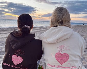 Cupid Reads Hoodie/ Book Merch / Bookish Hoodie / Bookish Merch / Valentines Day Book Merch