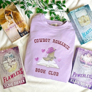 CowBoy Romance Sweatshirt / Romance Reader Sweatshirt / Chestnut Springs Series Sweatshirt / Book Merch / Embroidered Book merch