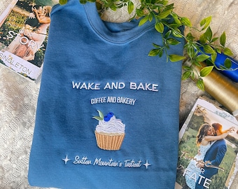Sutten Mountain Merch / Kat Singleton Merch / Booktok Sweatshirt / Tempt Our Fate / Rewrite Our Story /bookish embroidered sweatshirt