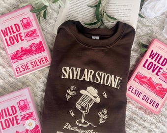 Wild Eyes Merch Elsie Silver / Skylar Stone Sweatshirt / Embroidered Bookish sweatshirt / Bookish Merch