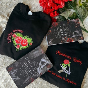 LICENSED Zade Meadows Sweatshirt / Haunting Adeline Sweatshirt / Dark Romance Merch / Embroidered Book merch / Spicy Books / Booktok Merch zdjęcie 2