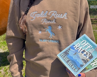 Gold Rush Ranch Sweatshirt / Elsie Silver Merch / Embroidered Bookish Sweatshirt