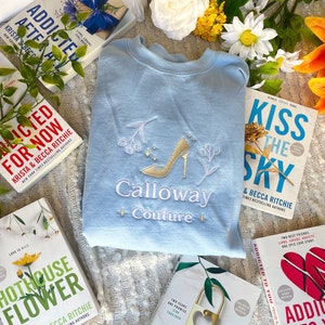 Calloway Couture / Addicted Series Merch/ Addicted Calloway series/ Booktok Merch/ Embroidered Book Sweatshirt / Embroidered Sweatshirt