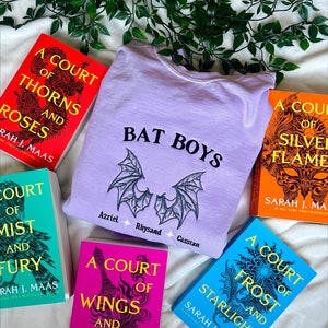 Bat Boys Sweatshirt / LICENSED ACOTAR Merch / embroidered acotar sweatshirt/ SJM Merch / Booktok Merch