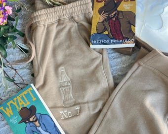 Wyatt Jessica Peterson Sweatpants / Book Merch / Embroidered Bookish sweatpants