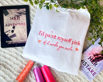 Her Greatest Adventure Merch/ Cooper White / Hannah Cowan Merch / Embroidered Book Sweatshirt / Booktok Merch