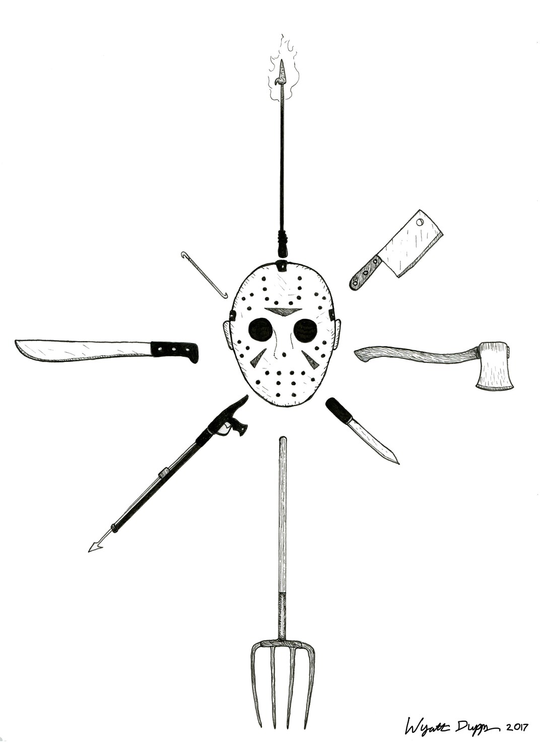 Jason Weapons Friday the 13th Pt 3 - Etsy