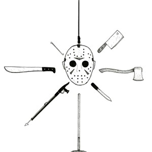 Jason Weapons - Friday the 13th pt 3