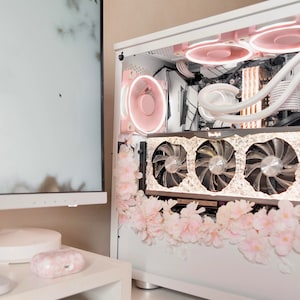 Gaming PC | "Sakura" | Intel i7 | RTX 4070 | Pink Gaming PC | Liquid Cooled | Lifetime Warranty | 2TB Storage |