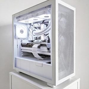 Gaming PC - Venus || Wi-Fi || SSD || Liquid Cooling || Bluetooth - Pink &  White Gaming Computer