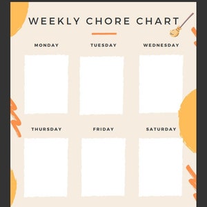 Weekly Chore Chart