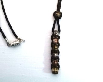 Metal Rolling Bead Necklace
