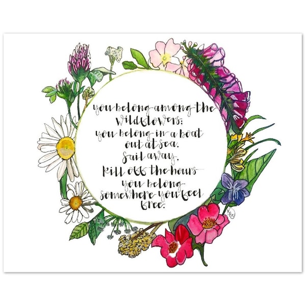 Tom Petty Wildflowers Etsy