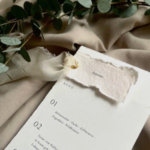 Place cards | cotton paper