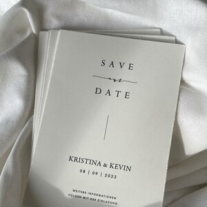 Save-the-Date-Karten | Büttenpapier