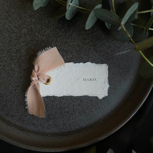 Place cards | cotton paper