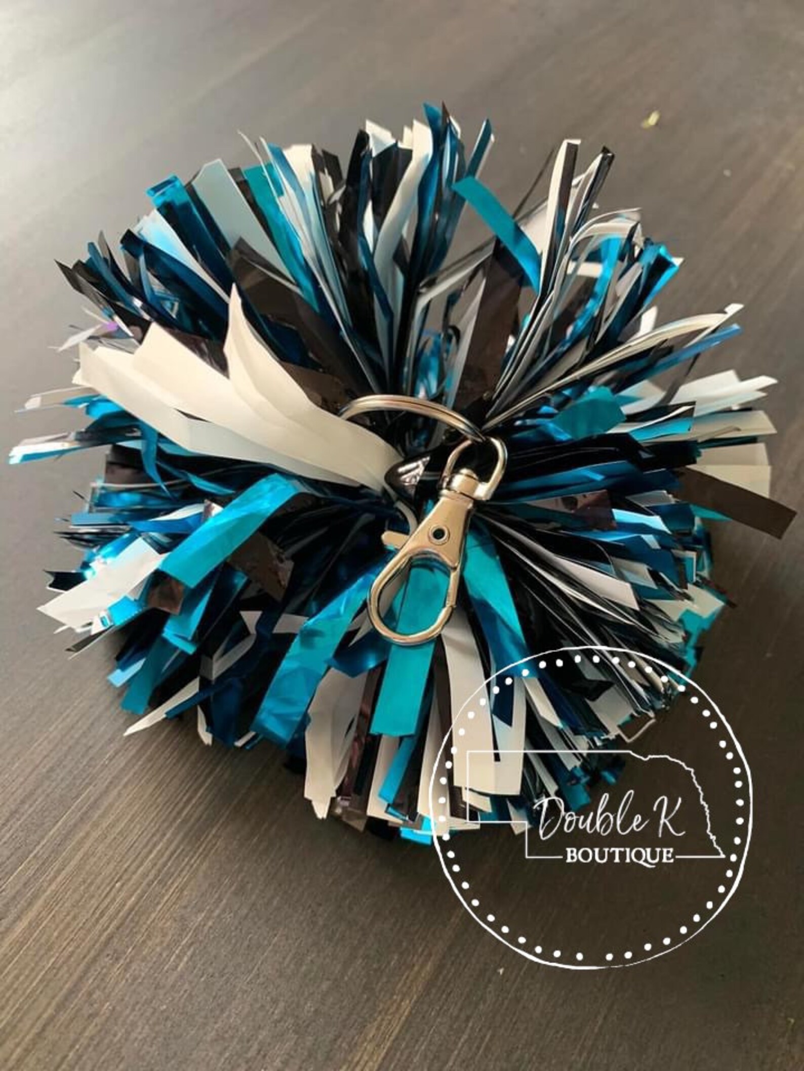 Pom Pom Keychain Cheer Keychain Cheerleading Keychain Etsy