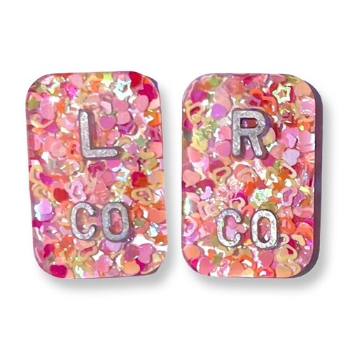 Rainbow Xray Markers Set With Initials or Numbers Rectangle Etsy