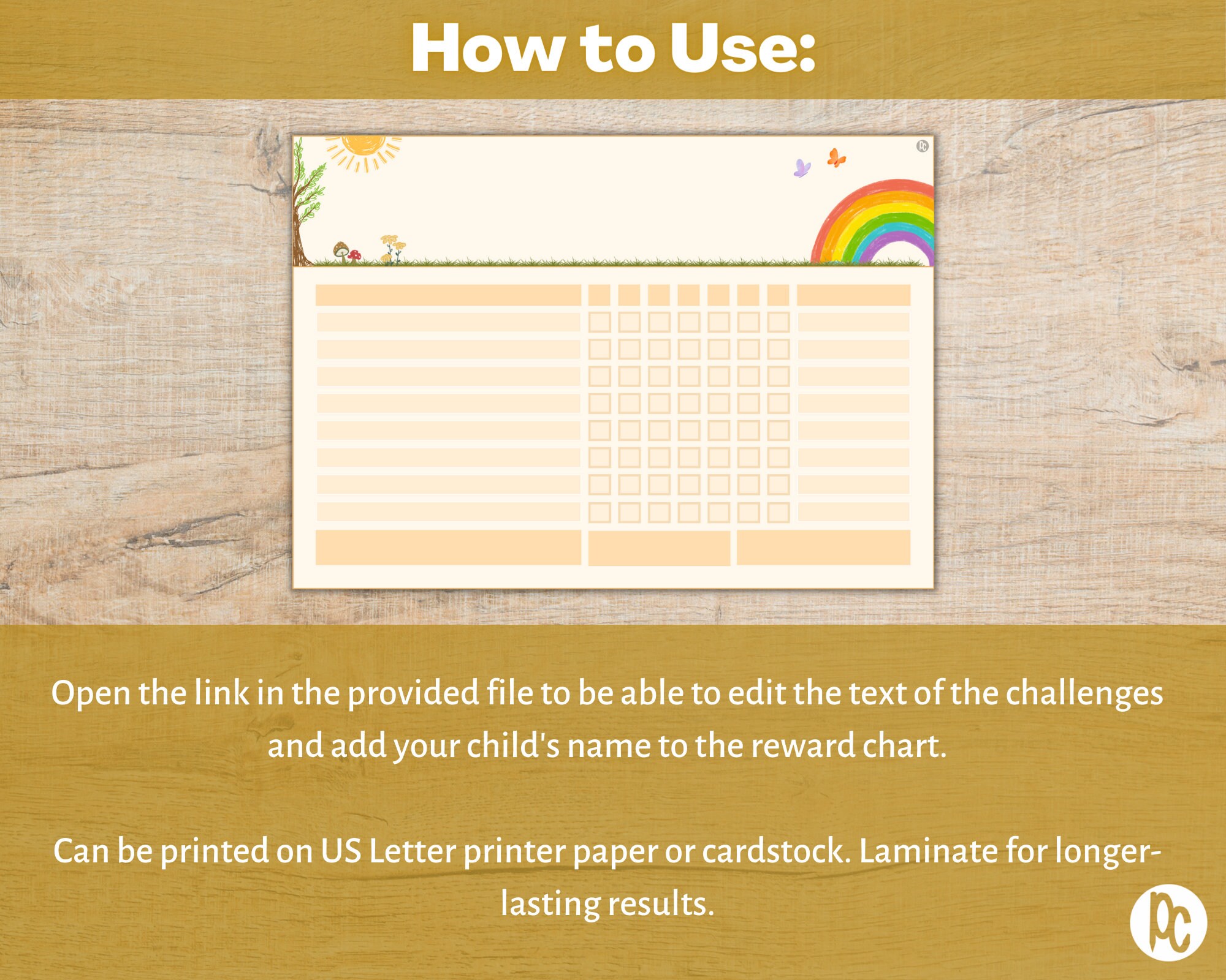 Friendly Chart Example Montessori Inspired Chore Chart Eco-friendly Reward System Toddler ...