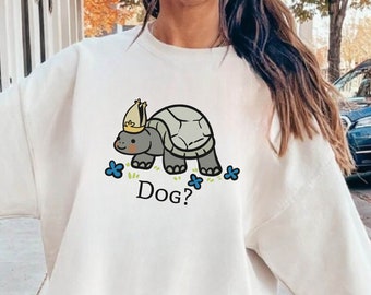 Sudadera con cuello redondo de Elden Ring, perro tortuga Elden Ring, linda Miriel pastora de votos, sudadera de Elden Ring, regalo de Elden Ring, papa tortuga