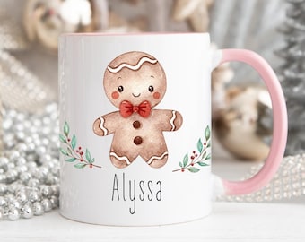 Kid Hot Cocoa Mug, Kids Christmas Mug, Kids Stocking Stuffer , Personalized Kids Christmas Mug, Kids Christmas Gift