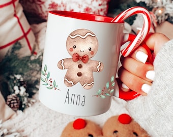 Taza de Navidad de Chocolate Caliente, Taza de Navidad para Niños, Relleno de Medias para Niños, Taza de Navidad para Niños Personalizada, Regalo de Navidad para Niños