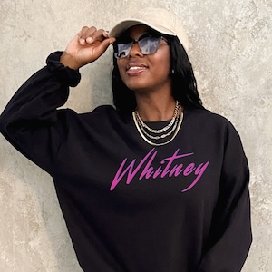Whitney Sweatshirt, Whitney H Tribute Sweatshirt, Whitney Tribute Shirt, Whitney Fan Gift, Houston Shirt, Whitney Gift, Houston Fans