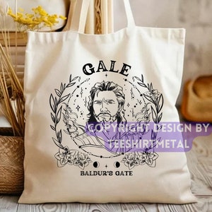 Bolso de mano Gale bg3, bolso Gale de Baldurs Gate, Gale Baldurs Gate, Bg3 Gale, Gale Dekarios, Astarion, Shadowheart, Karlach, bolso de mano Gale